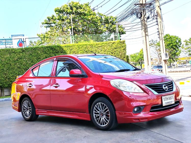 Nissan Almera 2012 1.2 V Sedan เบนซิน ไม่ติดแก๊ส เกียร์อัตโนมัติ แดง รูปที่ 3