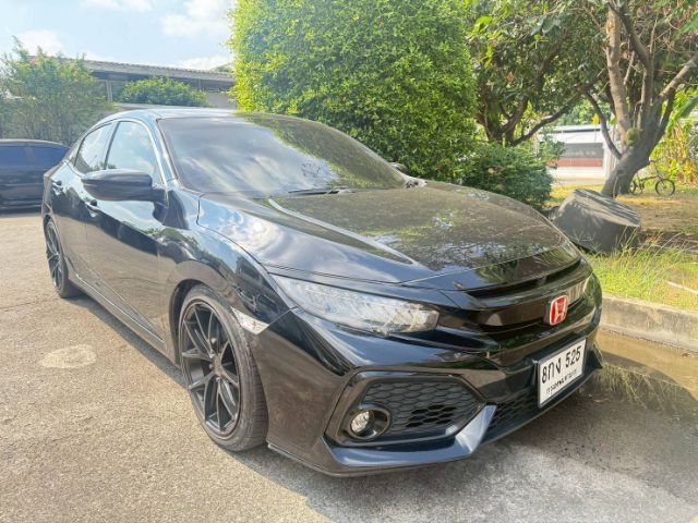 Honda Civic 2018 1.5 Turbo Sedan เบนซิน ไม่ติดแก๊ส เกียร์อัตโนมัติ ดำ รูปที่ 4