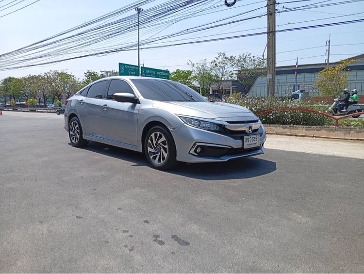 Honda Civic 2021 1.8 E i-VTEC Sedan เบนซิน ไม่ติดแก๊ส เกียร์อัตโนมัติ บรอนซ์เงิน
