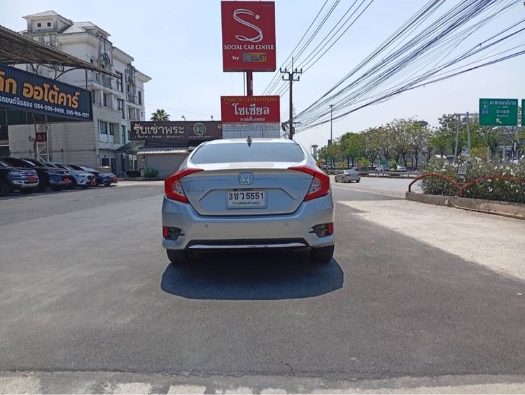 Honda Civic 2021 1.8 E i-VTEC Sedan เบนซิน ไม่ติดแก๊ส เกียร์อัตโนมัติ บรอนซ์เงิน รูปที่ 4