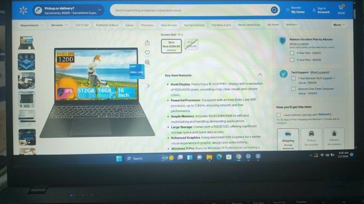Notebook DDR4 SSD Nveme 512  รูปที่ 2