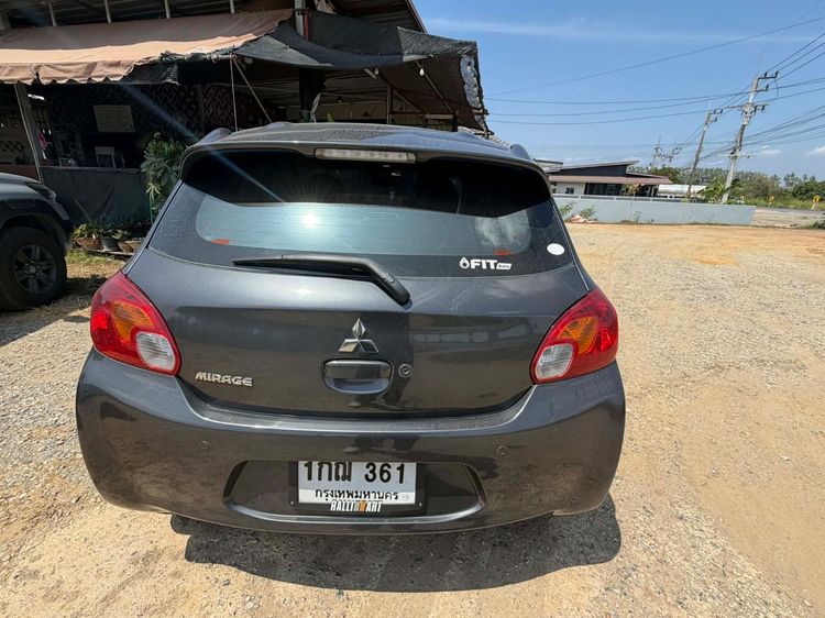 Mitsubishi Mirage 2012 1.2 GLS Sedan เบนซิน ไม่ติดแก๊ส เกียร์อัตโนมัติ เทา รูปที่ 3