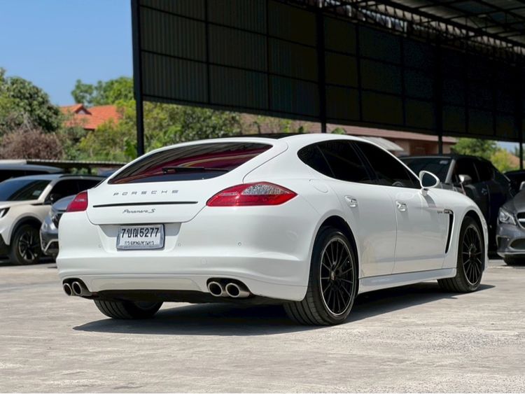 Porsche Panamera 2013 3.0 S Hybrid Sedan ไฮบริด ไม่ติดแก๊ส เกียร์อัตโนมัติ ขาว รูปที่ 4