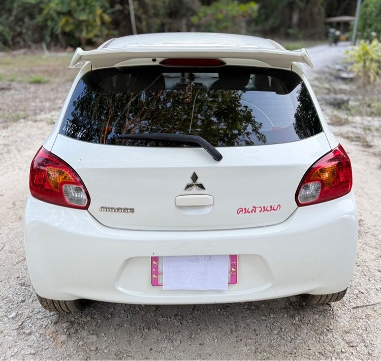 Mitsubishi Mirage 2014 1.2 GL Sedan ดีเซล ไม่ติดแก๊ส เกียร์อัตโนมัติ ขาว รูปที่ 3