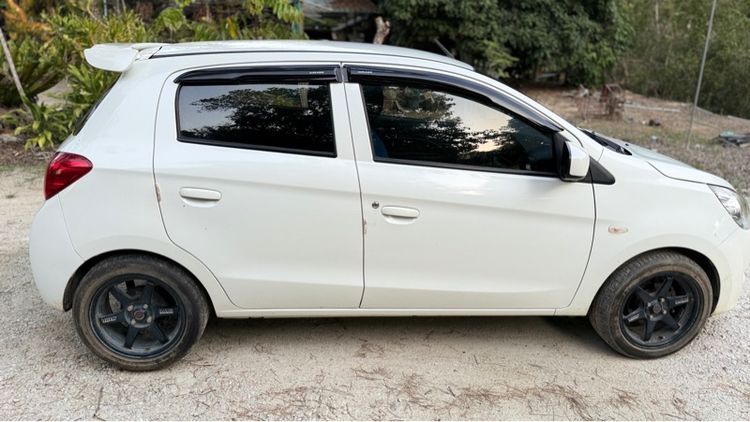 Mitsubishi Mirage 2014 1.2 GL Sedan ดีเซล ไม่ติดแก๊ส เกียร์อัตโนมัติ ขาว รูปที่ 2