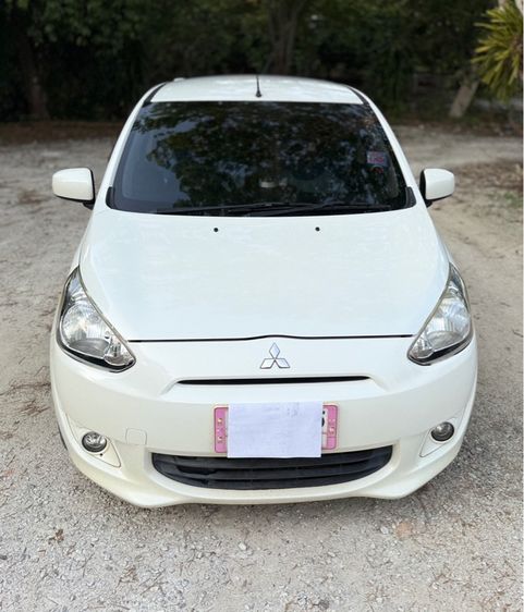 Mitsubishi Mirage 2014 1.2 GL Sedan ดีเซล ไม่ติดแก๊ส เกียร์อัตโนมัติ ขาว รูปที่ 4