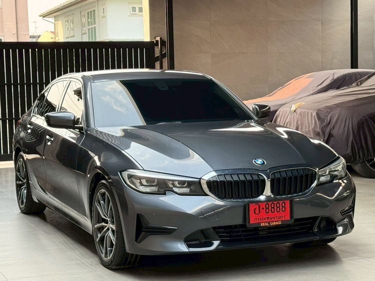 BMW Series 3 2020 320d Sedan ดีเซล ไม่ติดแก๊ส เกียร์อัตโนมัติ เทา รูปที่ 2