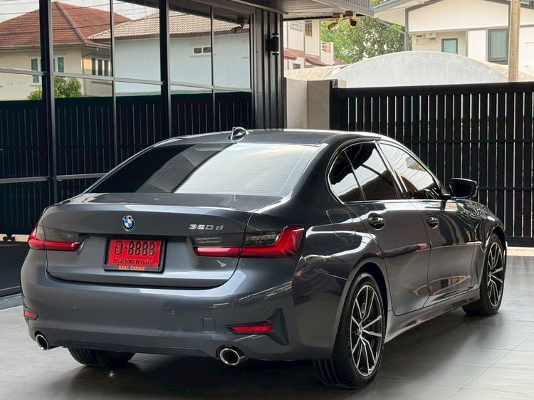 BMW Series 3 2020 320d Sedan ดีเซล ไม่ติดแก๊ส เกียร์อัตโนมัติ เทา รูปที่ 4