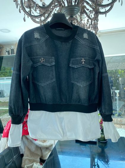 โคลมฮาร์ท เสื้อเชิ้ต ยีนส์ คอตตอน สภาพใหม่เอี่ยม รูปที่ 2