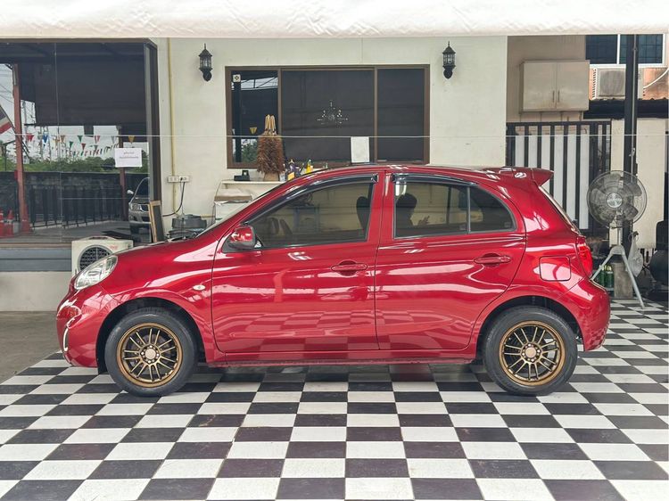 Nissan March 2019 1.2 E Sedan เบนซิน เกียร์อัตโนมัติ แดง รูปที่ 4