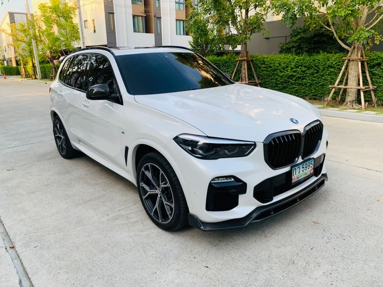 BMW X5 2021 3.0 xDrive45e M Sport 4WD Utility-car ปลั๊กอินไฮบริด (PHEV) เกียร์อัตโนมัติ ขาว รูปที่ 2