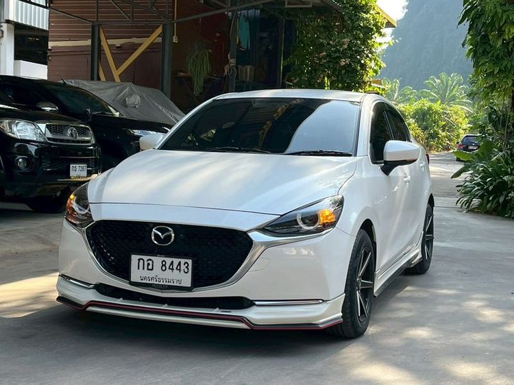 รถ Mazda Mazda 2 1.3 Skyactiv-G S Leather Sedan สี ขาว