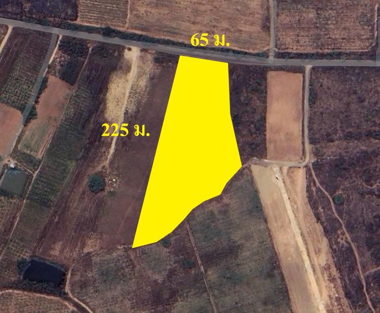 ขายที่ดินเปล่า 10 ไร่ ติดถนน อ.ชะอำ จ.เพชรบุรี 