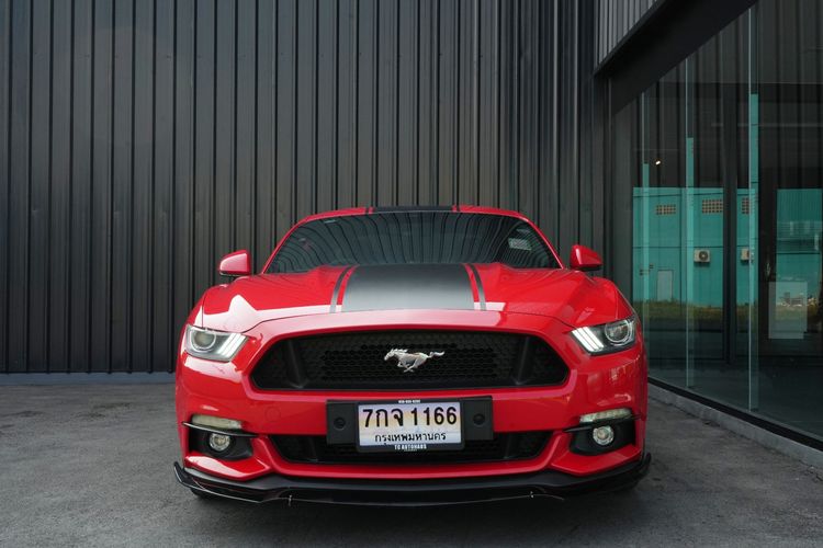 Ford Mustang 2017 2.3 Ecoboost Sedan เบนซิน ไม่ติดแก๊ส เกียร์อัตโนมัติ แดง รูปที่ 2
