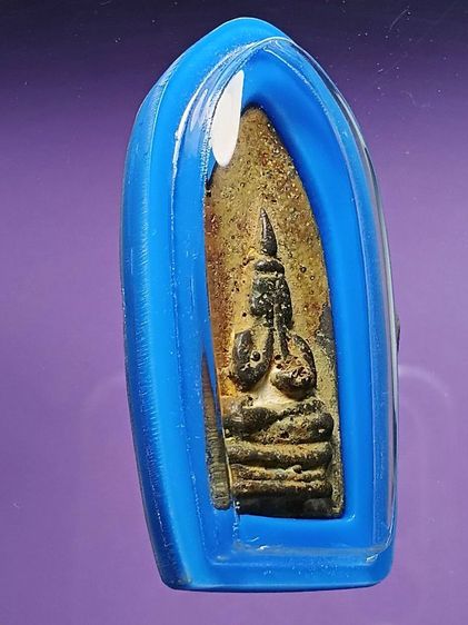 พระปิดตาใบพาย อาจารย์เจ๊ก วัดเขาแดงตะวันตก รุ่นเเรก จ.พัทลุง สร้างราวปี 2474 เนื้อสัตตะโลหะผสมเเร่เหล็กน้ำพี้ จากชั้นใต้ดินลึก สุดยอดเเดนใต้ รูปที่ 5