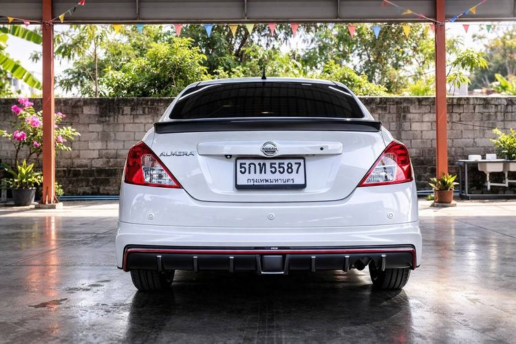 Nissan Almera 2016 1.2 V Sedan เบนซิน เกียร์อัตโนมัติ ขาว รูปที่ 4