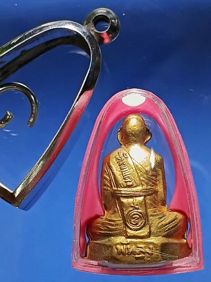 รูปหล่อหลวงพ่อหมุน วัดเขาเเดงตะวันออก รุ่นเเรก สภาพสวยมากน้ำทองเดิมๆเลยครับ รูปที่ 4