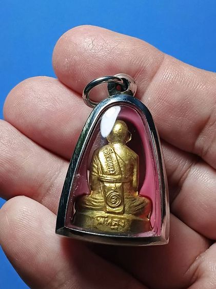 รูปหล่อหลวงพ่อหมุน วัดเขาเเดงตะวันออก รุ่นเเรก สภาพสวยมากน้ำทองเดิมๆเลยครับ รูปที่ 10