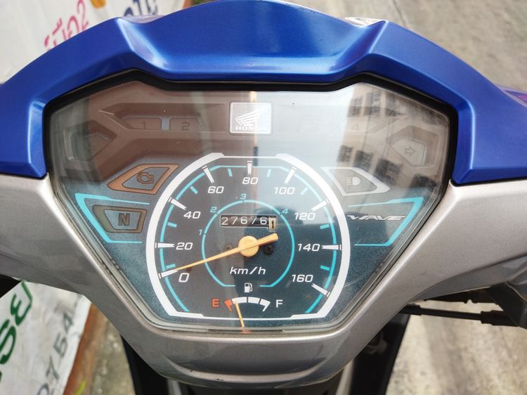 Wave110i Led สตาร์ทมือ ล้อแม็กตัวTop รถบ้านมือเดียว กุญแจ2ดอก สภาพดี รูปที่ 8