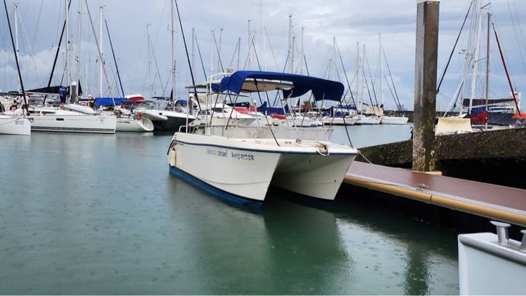 เรือสปีดโบ๊ทไฟเบอร์ catamaran รูปที่ 2