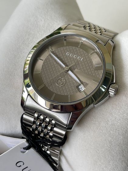 GUCCI G Timeless Brown Dial  Men’s Date Watch Original YA1264107 รูปที่ 3