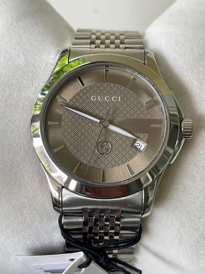 GUCCI G Timeless Brown Dial Men’s Date Watch Original YA1264107