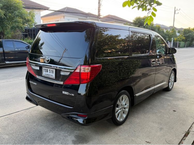 Toyota Alphard 2012 3.5 V Utility-car เบนซิน ไม่ติดแก๊ส เกียร์อัตโนมัติ ดำ รูปที่ 4