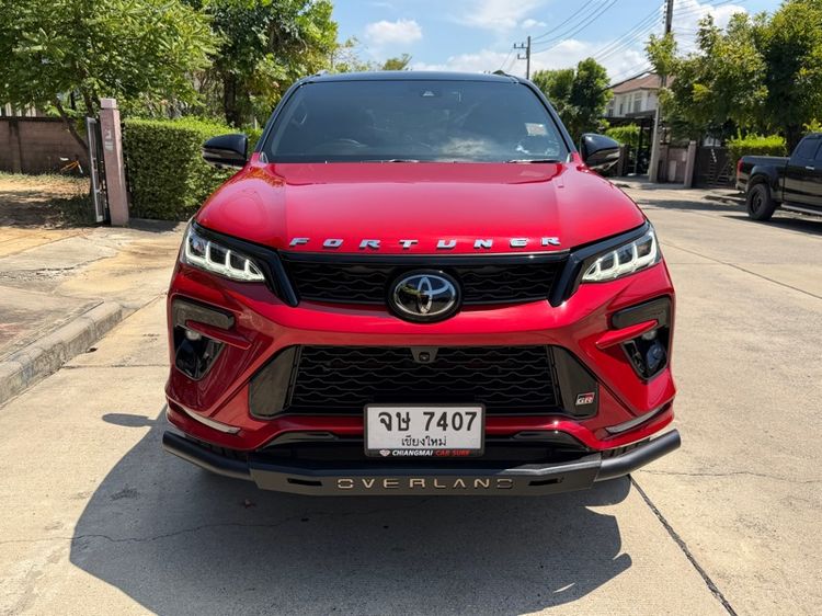 Toyota Fortuner 2021 2.8 GR Sport Black Top 4WD Utility-car ดีเซล ไม่ติดแก๊ส เกียร์อัตโนมัติ แดง รูปที่ 2