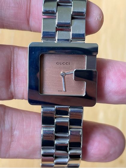 GUCCI 3600J G Face 28 mm Swiss Women’s Watch Brown Dial  รูปที่ 9