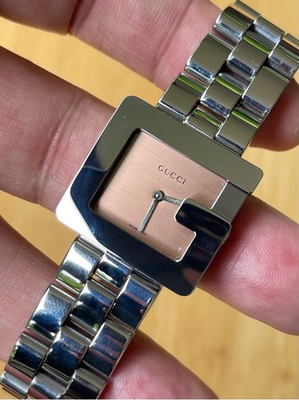 GUCCI 3600J G Face 28 mm Swiss Women’s Watch Brown Dial  รูปที่ 10