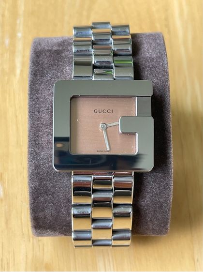GUCCI 3600J G Face 28 mm Swiss Women’s Watch Brown Dial  รูปที่ 6