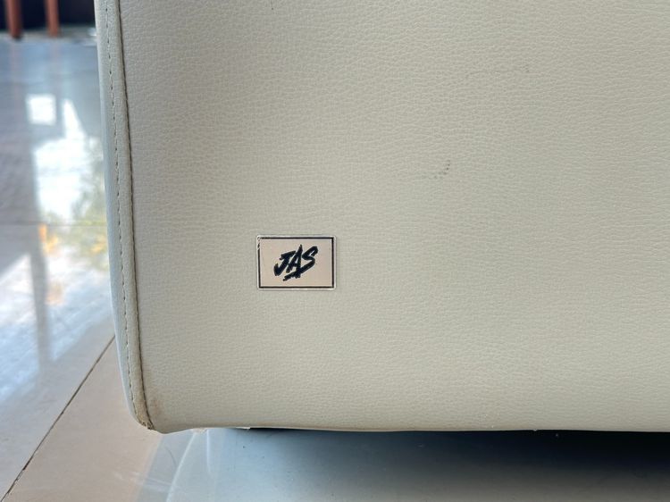 โซฟาเบด แบรนด์ JAS เบาะหนังแท้ผิวสัมผัสสีเทา  รูปที่ 6