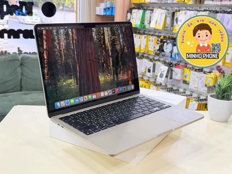 Macbook Air 13 M4 2025 256GB สีสตาร์ไลท์ แท้ครบกล่อง รูปที่ 4