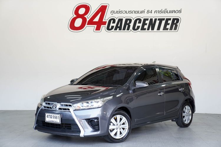 Toyota Yaris 2014 1.2 G Sedan เบนซิน ไม่ติดแก๊ส เกียร์อัตโนมัติ เทา รูปที่ 2