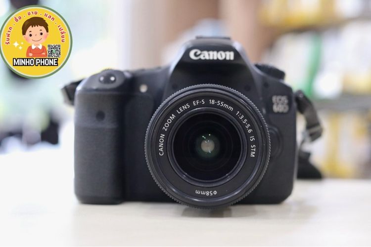 กล้อง DSLR ไม่กันน้ำ  Canon  EOS 60D 18-55mm 