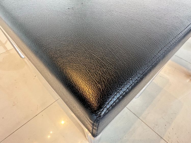 สตูล เบาะหนัง PU สีดำ โครงขาสแตนเลส มี 3 ไซส์  รูปที่ 12