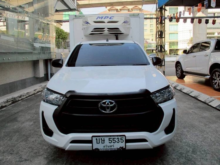 Toyota Hilux Revo 2023 2.4 Entry Van ดีเซล ไม่ติดแก๊ส เกียร์ธรรมดา ขาว รูปที่ 3