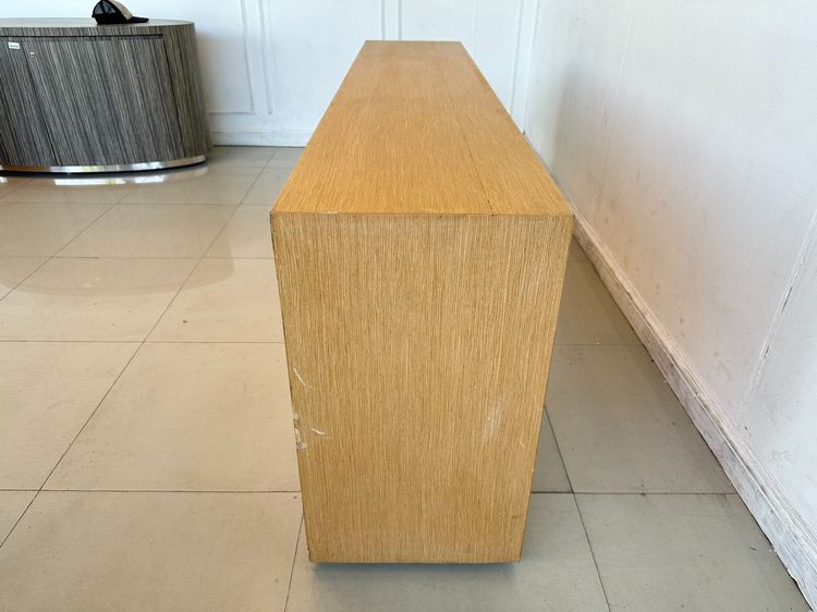 ตู้ล็อคเกอร์ 10 บานเปิด โครงไม้ MDF ปิดผิวลายไม้สีน้ำตาล ล้อเลื่อน   รูปที่ 5