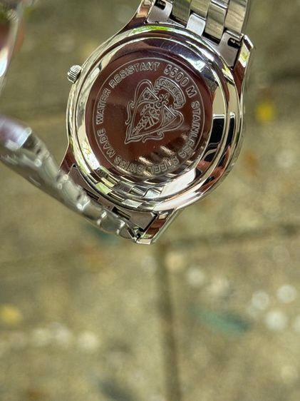 GUCCI 5500M Quartz Black Dial Roman Numerals Date Stainless Steel 34 mm Women's Watch รูปที่ 12