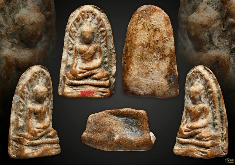 พระรอด วัดมหาวันพิมพ์เล็ก  รูปที่ 3