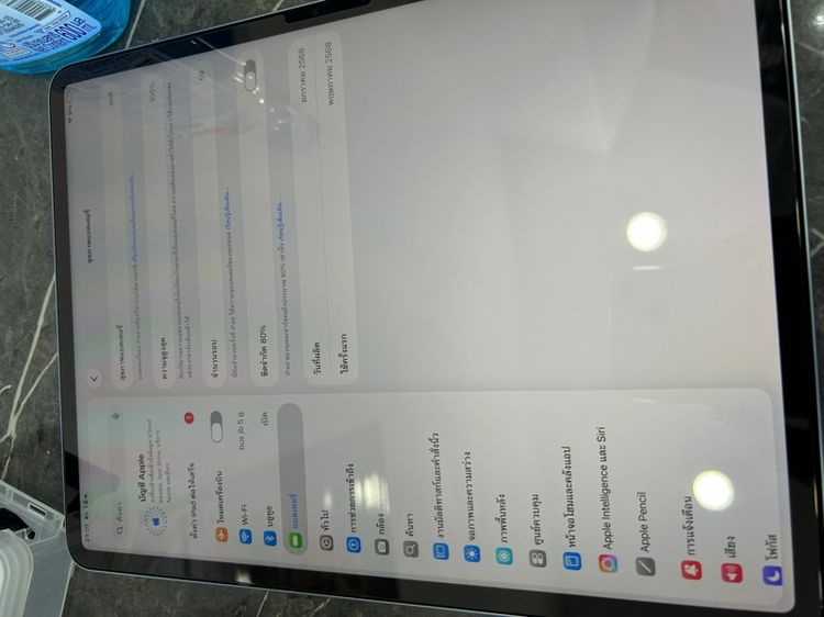 ขาย iPad Air 7 M3 256gwifi 13inch battery 100 รอบชาร์จ59  รูปที่ 8
