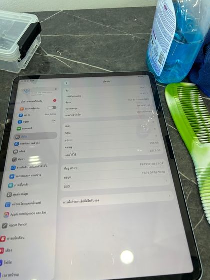 Apple 256 GB ขาย iPad Air 7 M3 256gwifi 13inch battery 100 รอบชาร์จ59 