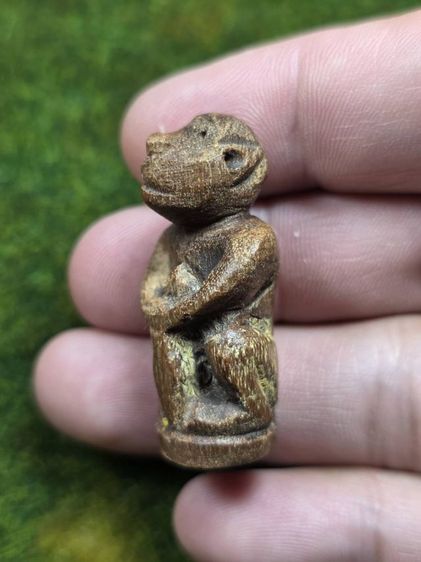 หนุมานหลวงพ่อสุ่นไม้แกะเก่าๆ รูปที่ 2