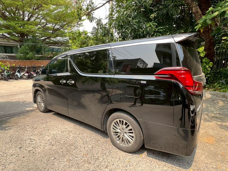 รถ Toyota Alphard 2.5 Hybrid X E-Four 4WD สี ดำ