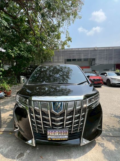 Toyota Alphard 2019 2.5 Hybrid X E-Four 4WD Van เบนซิน ไม่ติดแก๊ส เกียร์อัตโนมัติ ดำ รูปที่ 3