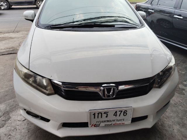 Honda Civic 2012 1.8 E i-VTEC Sedan เบนซิน ไม่ติดแก๊ส เกียร์อัตโนมัติ ขาว รูปที่ 2