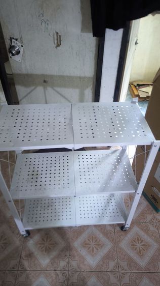 ชั้นวางพับได้มีล้อ200บาท รูปที่ 3