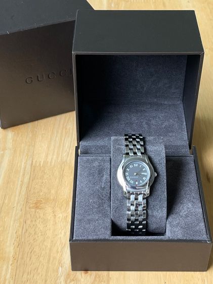 GUCCI 5500L 27 mm Gray Dial Swiss Quartz Steel Women’s Watch  รูปที่ 2