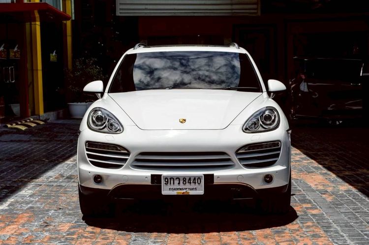 Porsche Cayenne 2013 3.0 Diesel 4WD Utility-car ดีเซล ไม่ติดแก๊ส เกียร์อัตโนมัติ ขาว รูปที่ 3