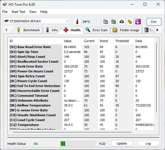 arddisk Seagate IRONWOLF NAS 2TB มือสอง ใช้งานน้อย รูปที่ 5